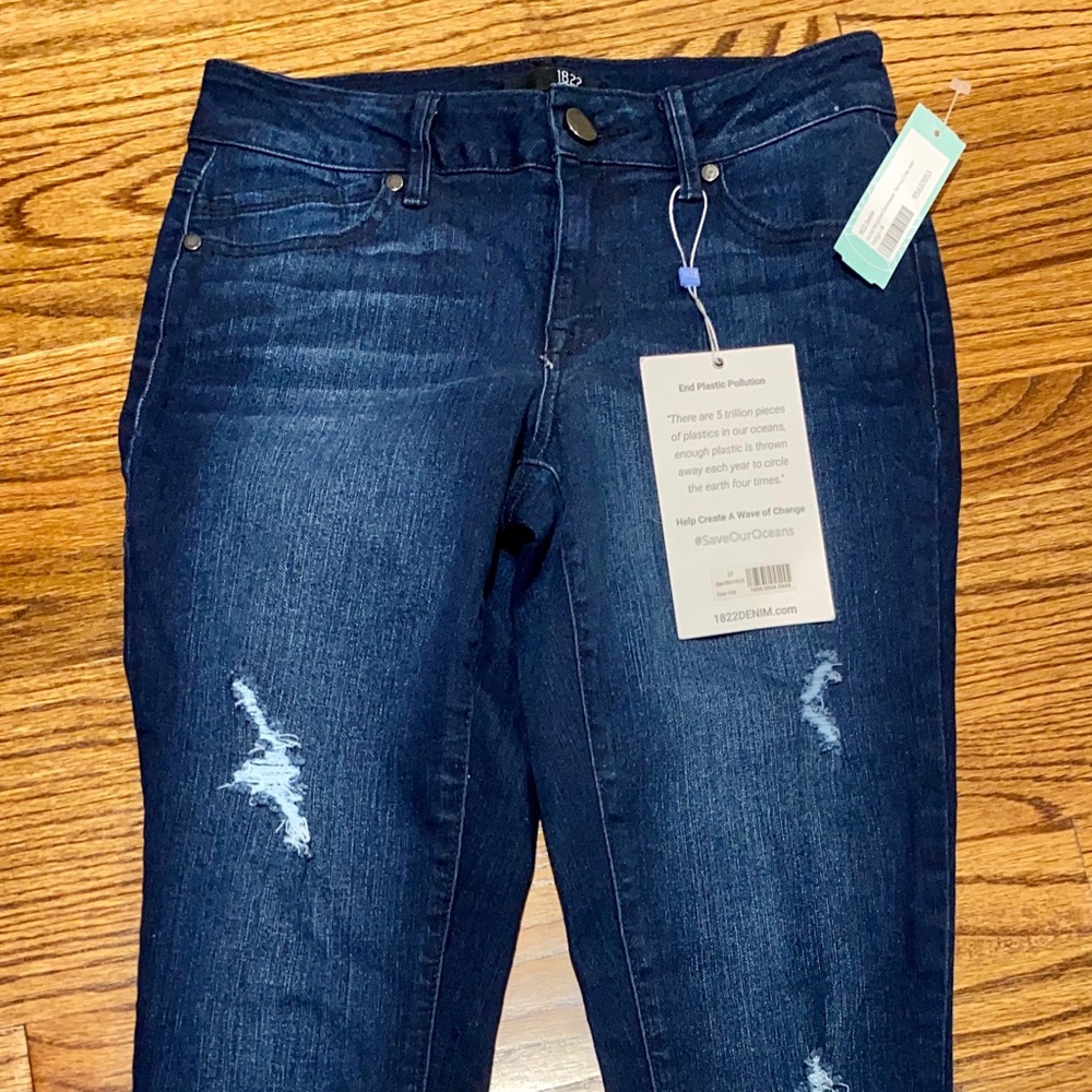 1822 denim, size 27/4, NWT
